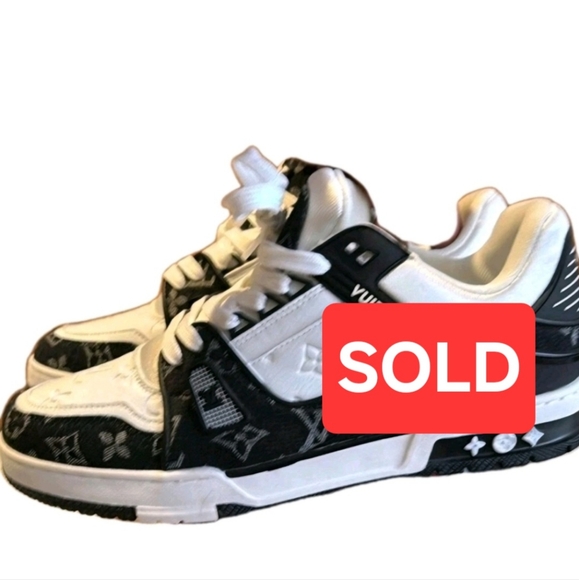 Louis Vuitton Other - Louis Vuitton Black and White Sneakers